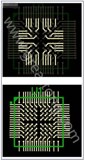 如何布線不同的BGA圈，從最外層開始，直到中心-深圳宏力捷