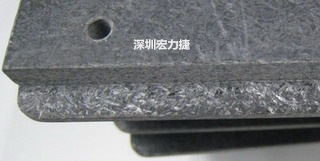 可加工性的合成石，可以用CNC洗出想要的形狀與機構(gòu)，可以媲美鋁合金