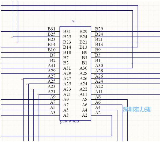 雙擊 1.SchDoc，文件可以被正常打開，下圖是其中的一部分：