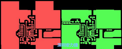 此操作可使文件中大部分的焊盤輸出后仍為焊盤，不會成為線性焊盤，并且不會產(chǎn)生像下圖一樣的短路情況